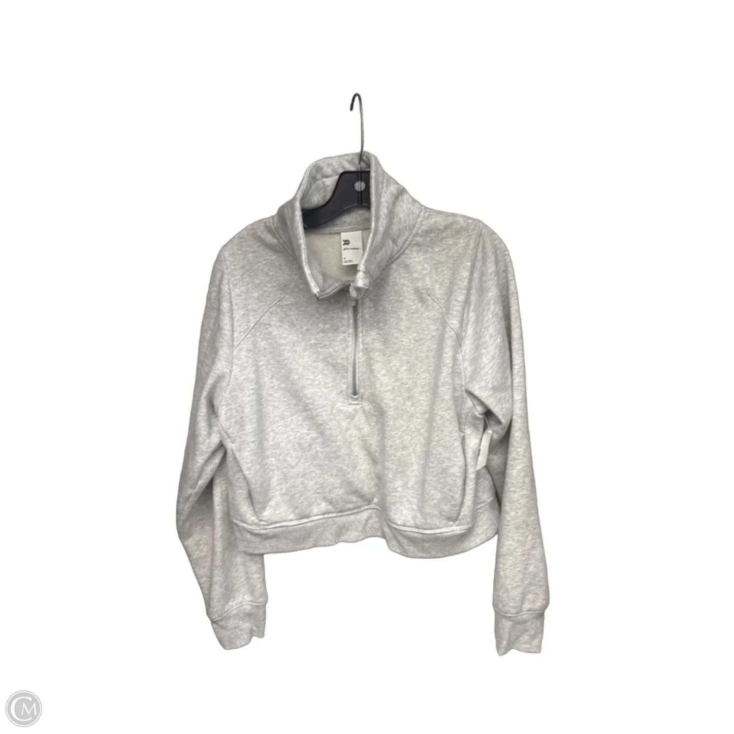 Athletic Sweatshirt Collar By All In Motion In Grey, Size: M