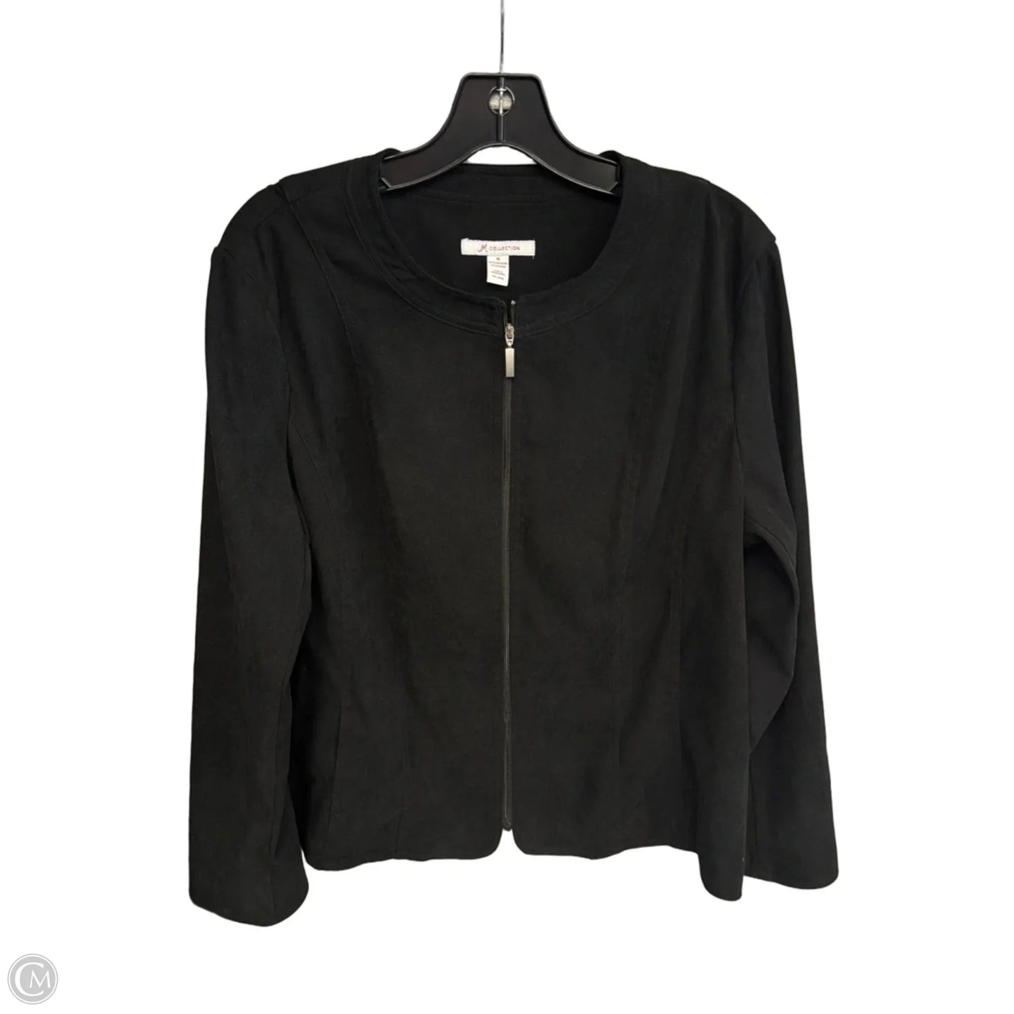 Blazer By Jm Collections In Black, Size: 16