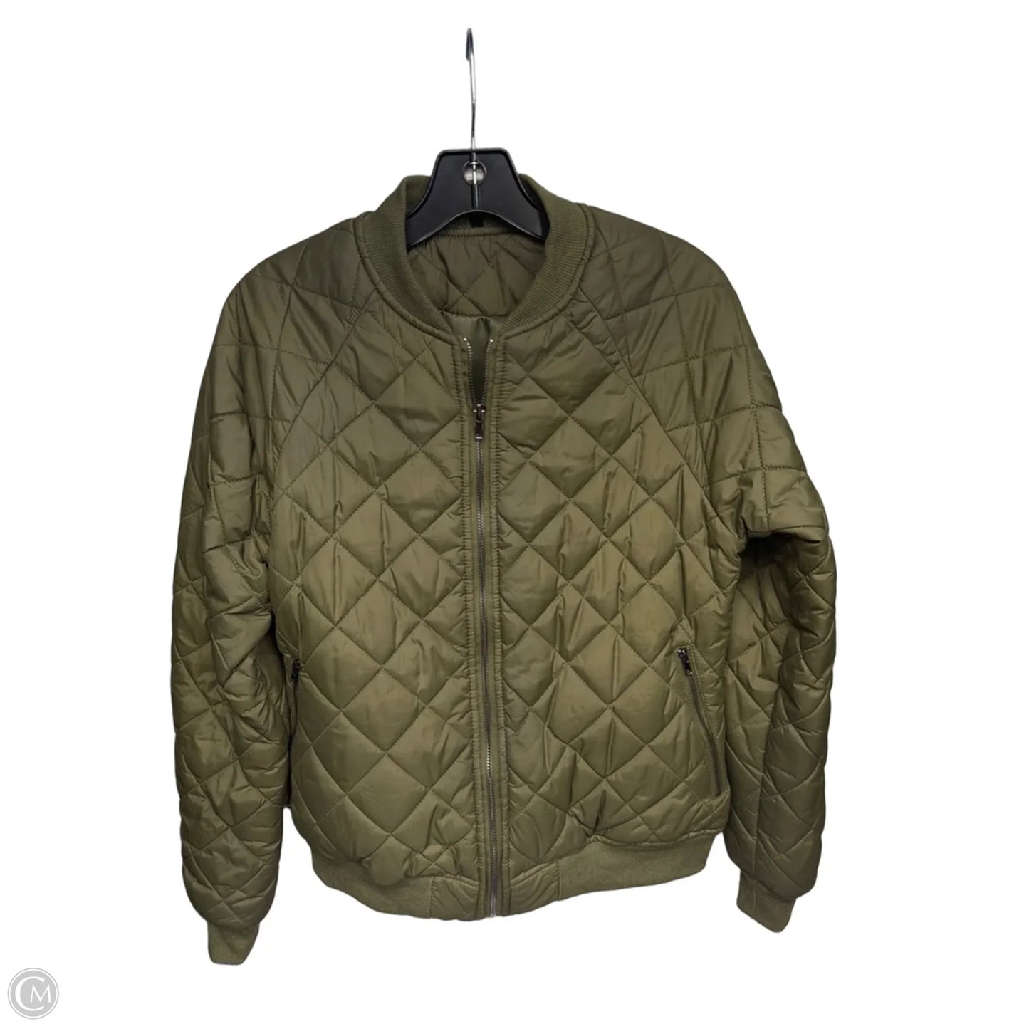 Jacket Puffer & Quilted By Clothes Mentor In Green, Size: S