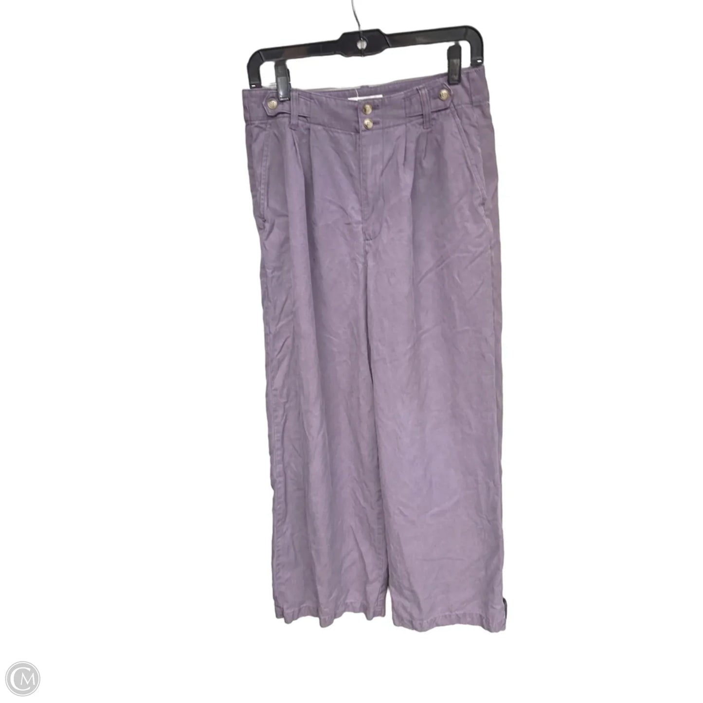 Pants Wide Leg By Madewell In Purple, Size: 6