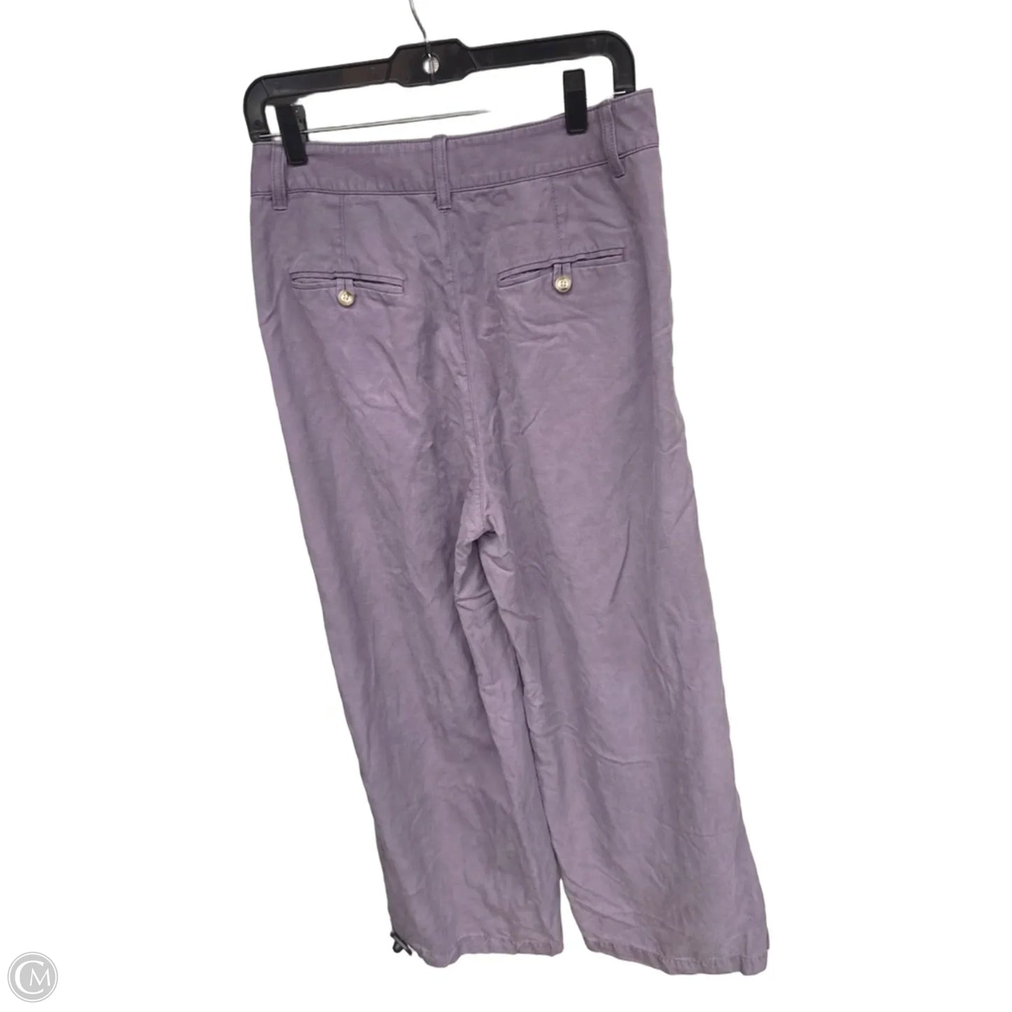 Pants Wide Leg By Madewell In Purple, Size: 6