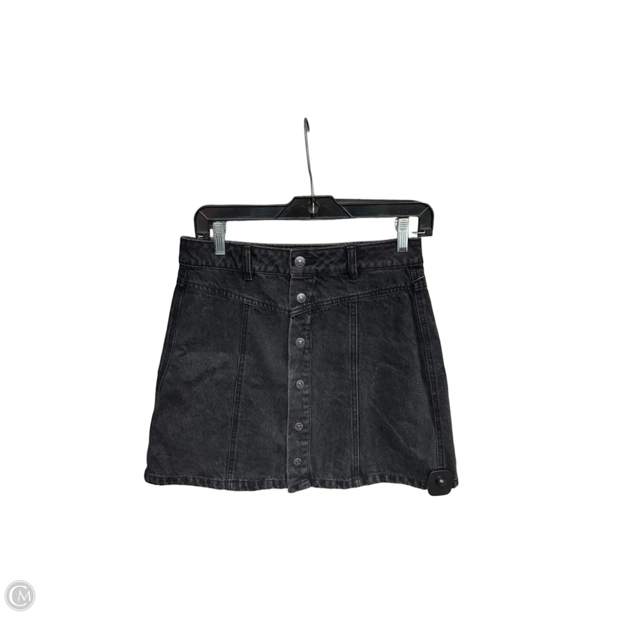 Skirt Mini & Short By Pull&bear In Black Denim, Size: S
