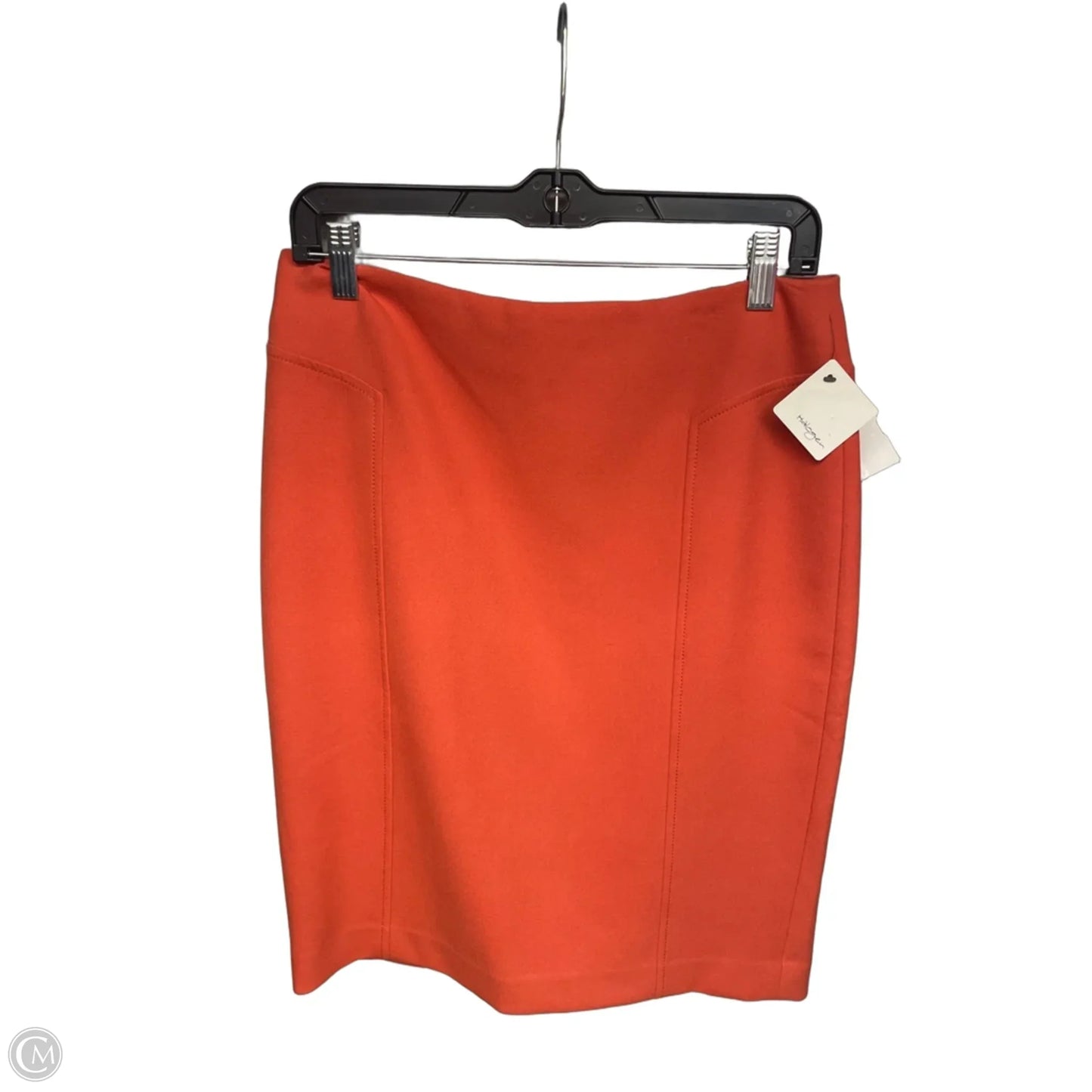 Skirt Midi By Halogen In Orange, Size: 8