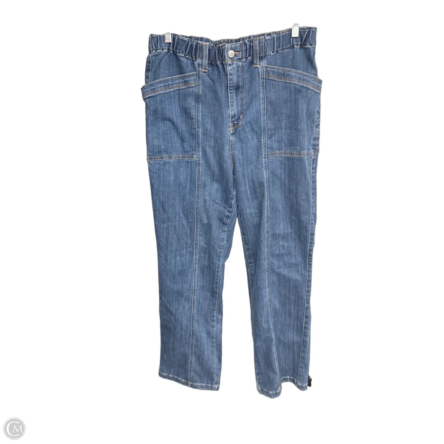 Jeans Straight By Judy Blue In Blue Denim, Size: 12
