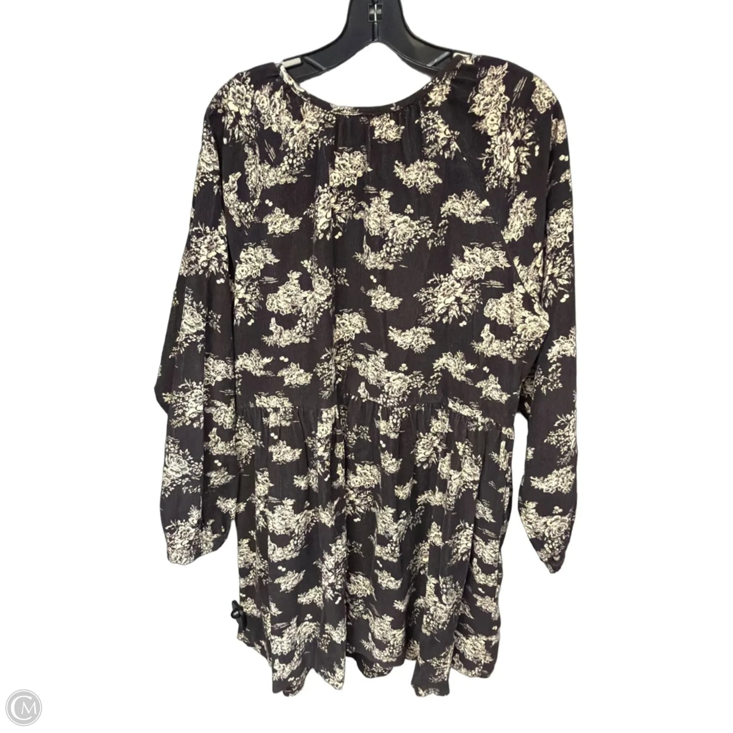 Dress Casual Midi By Universal Thread In Brown & Cream, Size: L