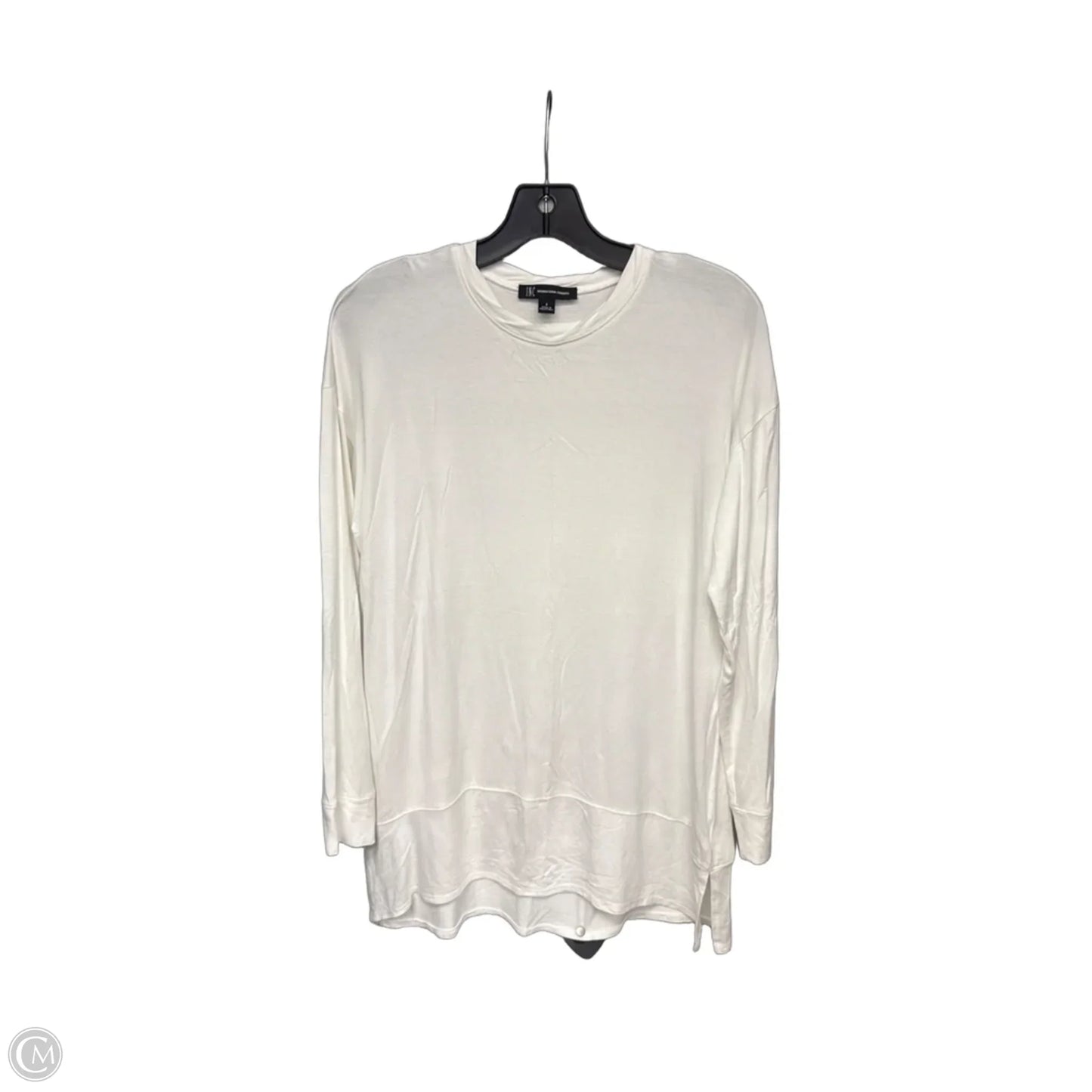 Top Long Sleeve Basic By Inc In White, Size: S