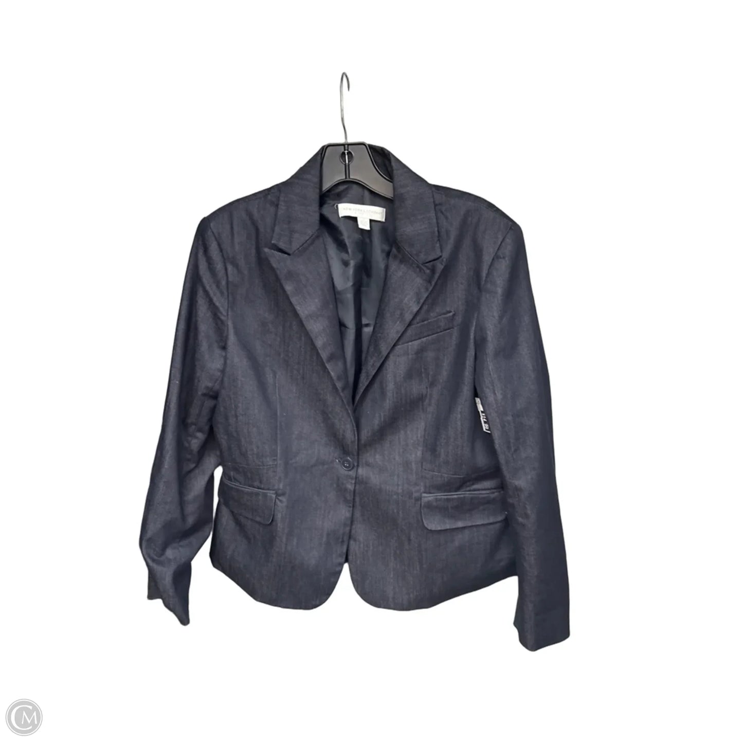 Blazer By New York And Co In Blue, Size: 12