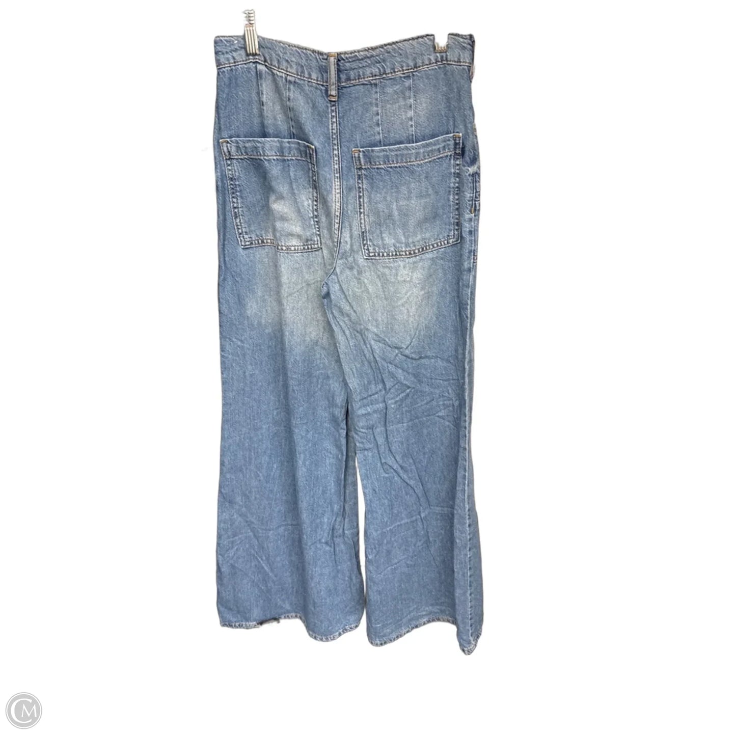 Jeans Flared By Pilcro In Blue Denim, Size: Xs