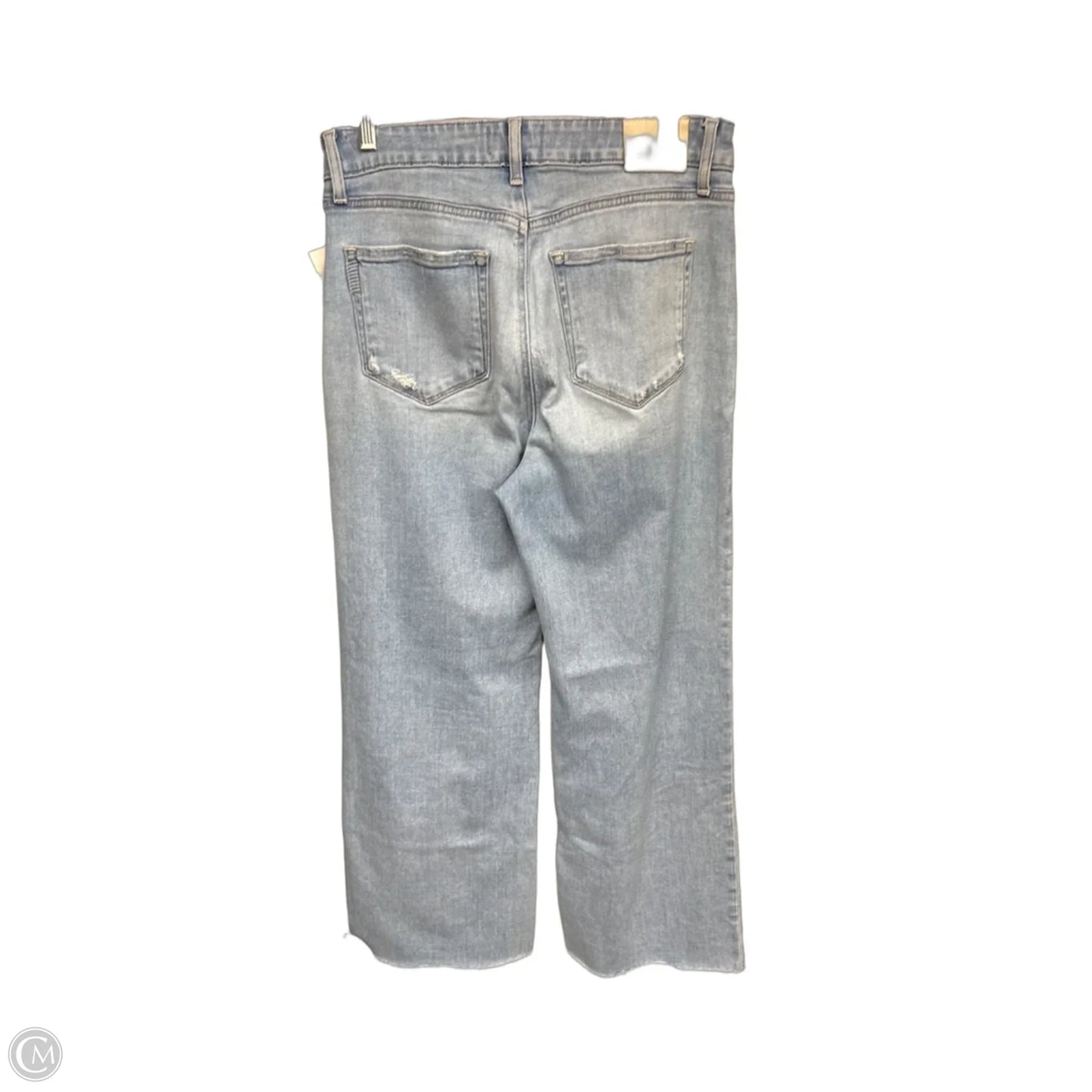 Jeans Wide Leg By Paige In Blue Denim, Size: 30
