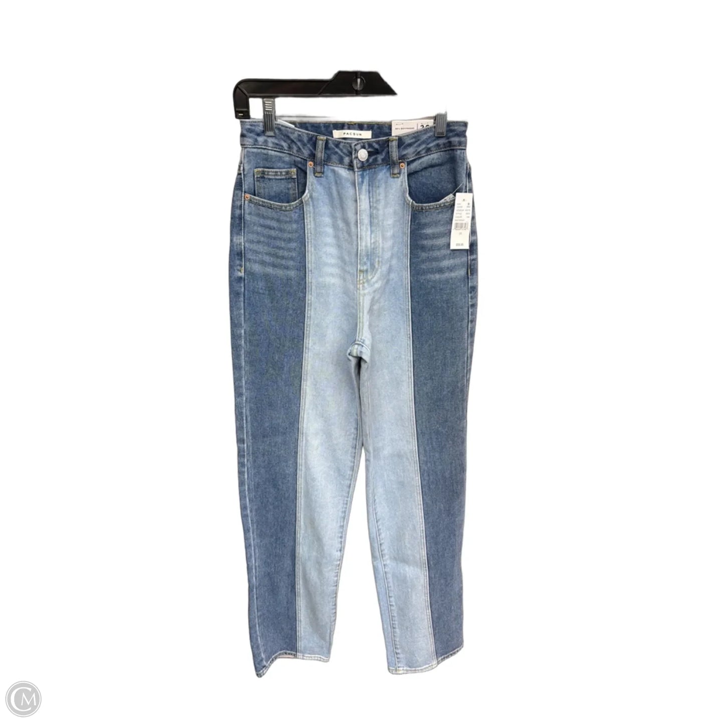 Jeans Straight By Pacsun In Blue Denim, Size: 26
