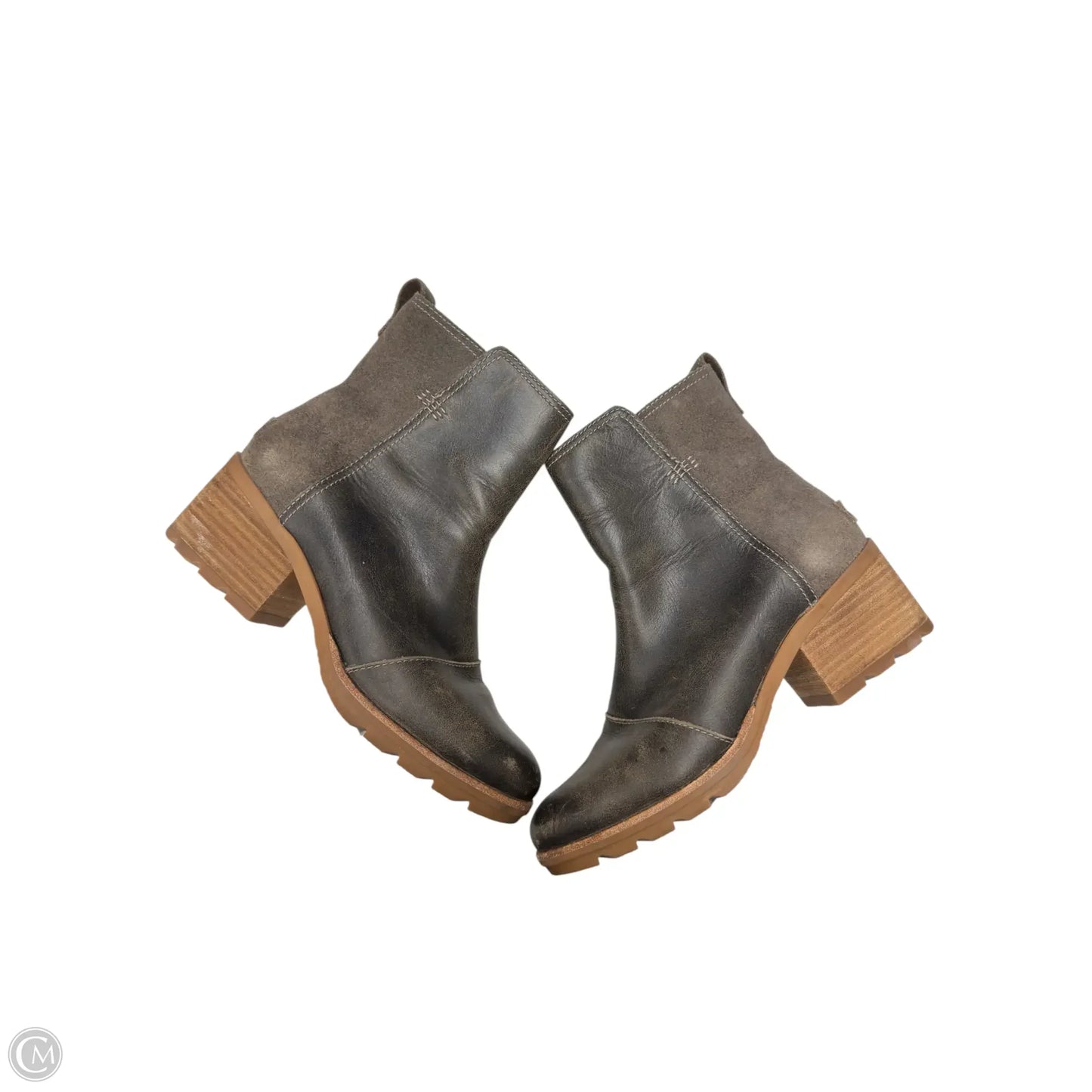 Boots Ankle Heels By Sorel In Green, Size: 7