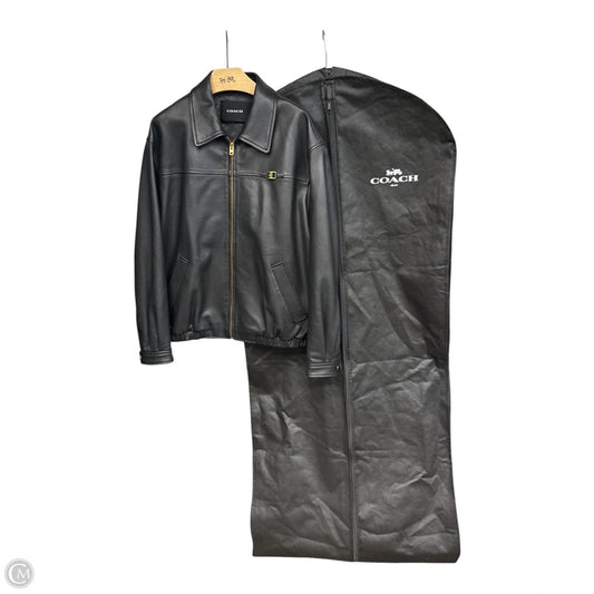 Coat Designer By Coach In Black, Size: S