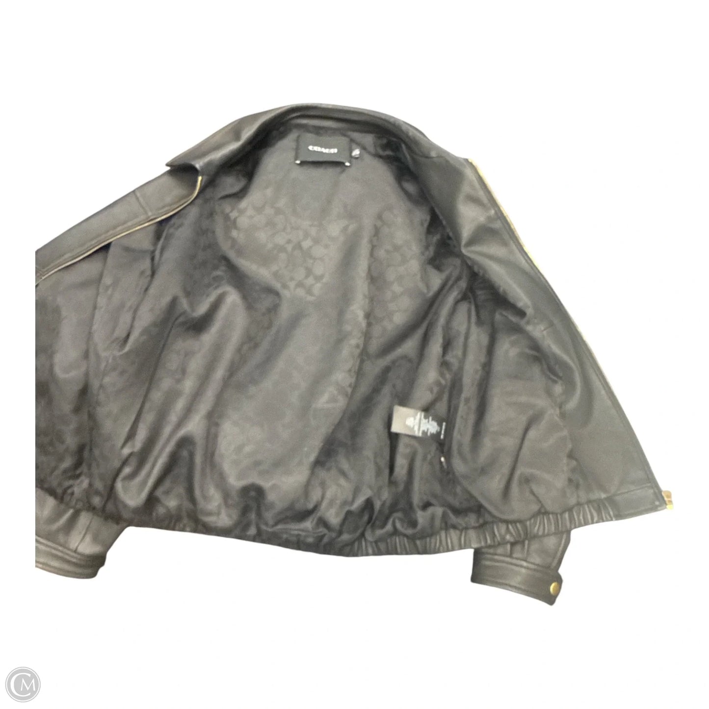 Coat Designer By Coach In Black, Size: S