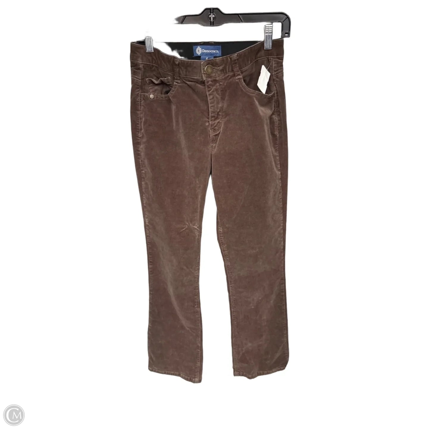 Pants Corduroy By Democracy In Brown, Size: 6