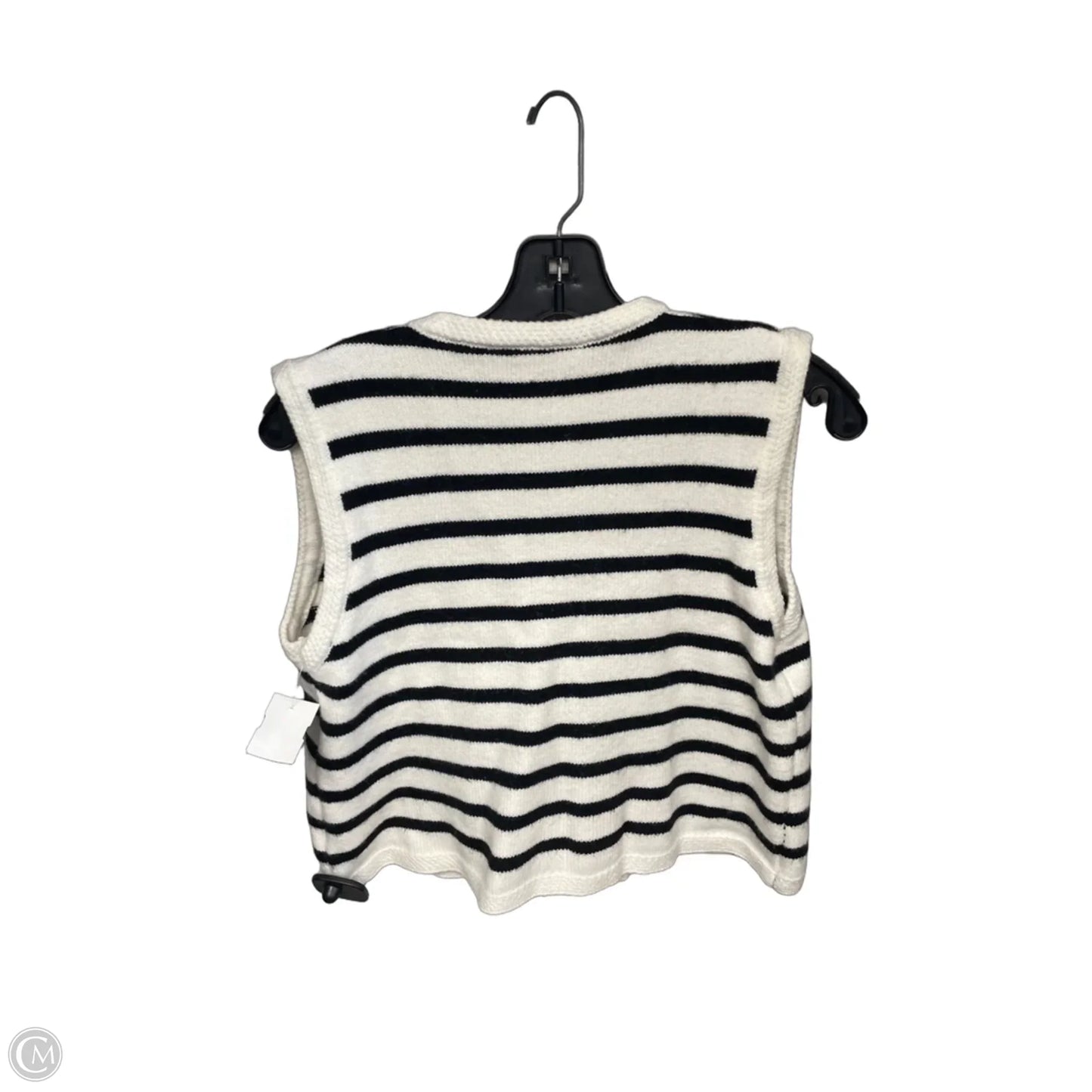 Sweater By Clothes Mentor In Striped Pattern, Size: Osfm