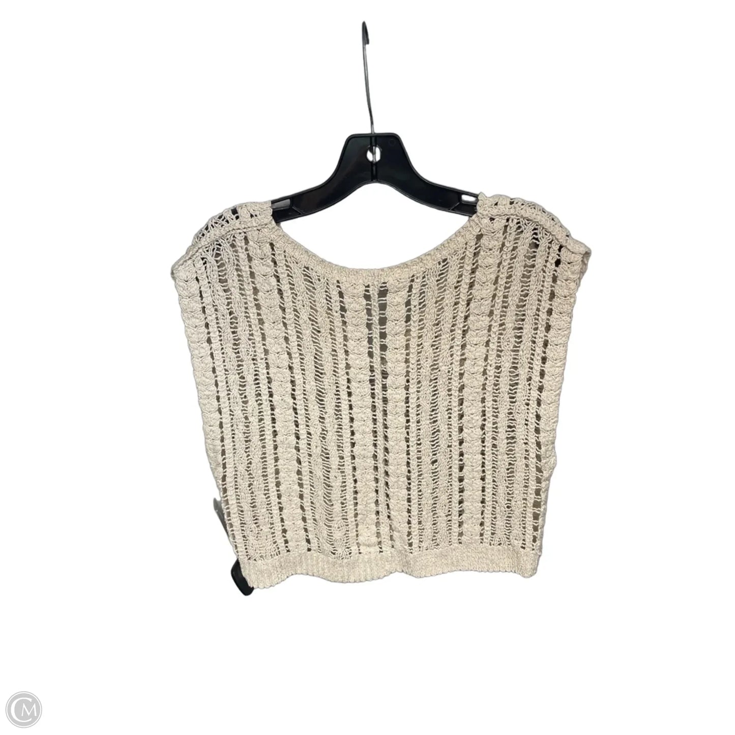 Top Sleeveless By Clothes Mentor In Beige, Size: S