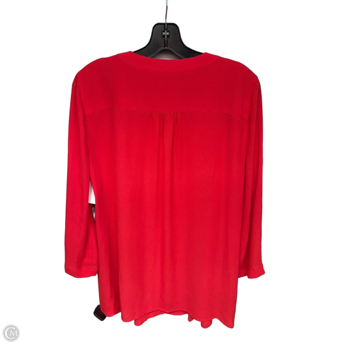 Top 3/4 Sleeve By Bcbg In Red, Size: S