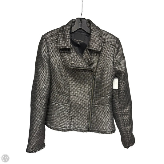 Jacket Moto By Banana Republic In Black, Size: 6