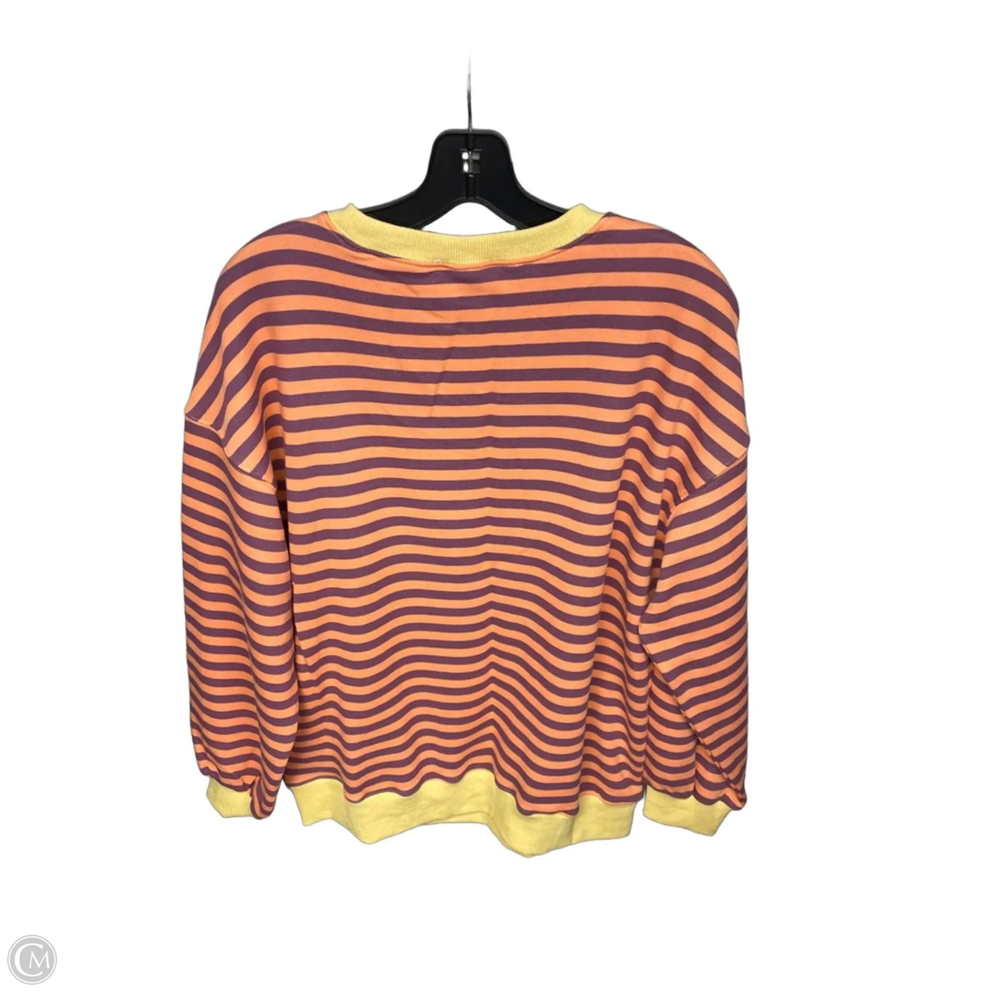 Sweatshirt Crewneck By Anrabess In Striped Pattern, Size: S