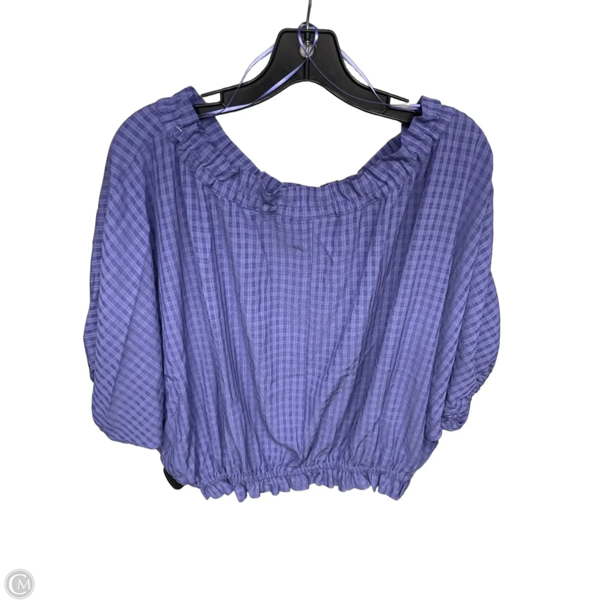 Top Short Sleeve By Maeve In Purple, Size: M