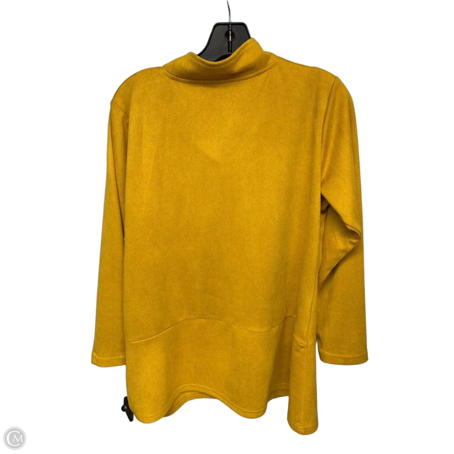 Tunic Long Sleeve By Ethyl In Yellow, Size: M