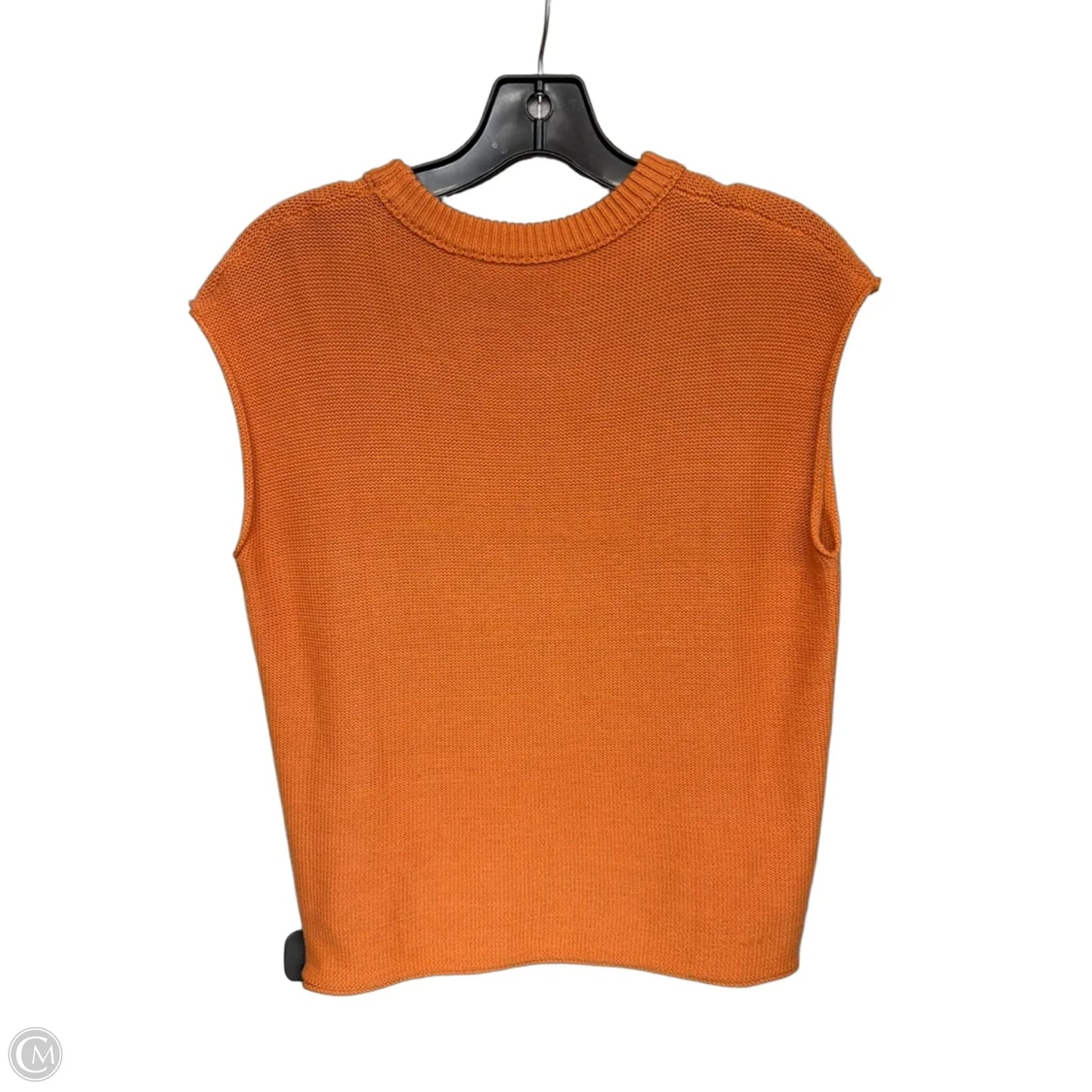 Top Sleeveless By Clothes Mentor In Orange, Size: S