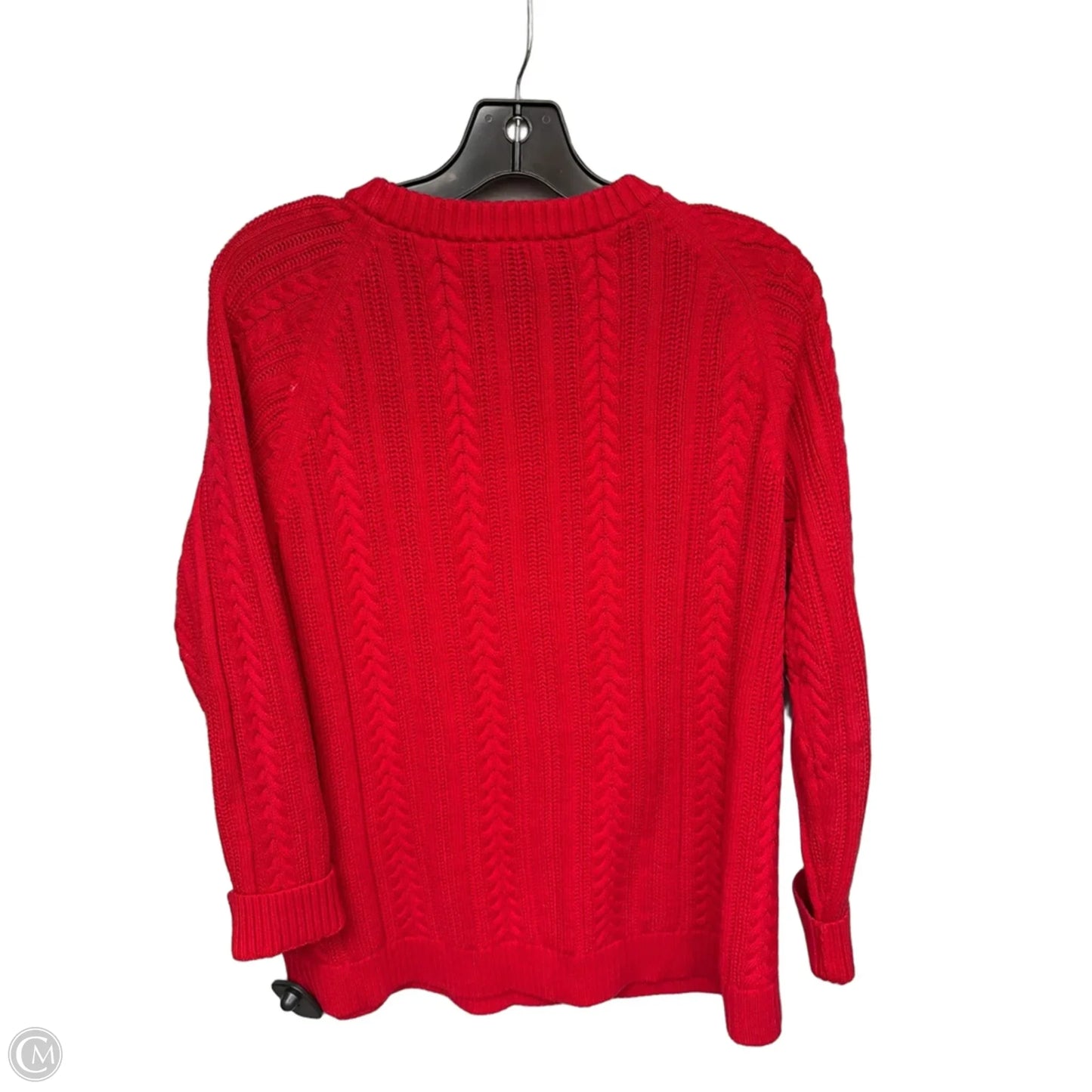 Sweater By Lands End In Red, Size: Lp