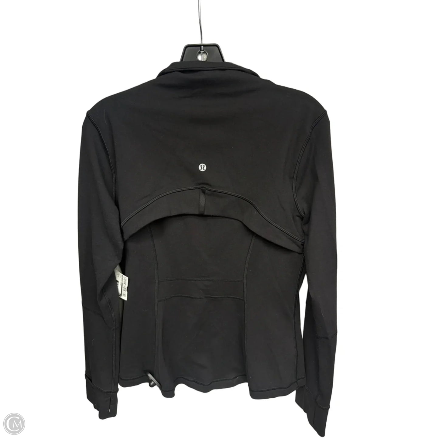 Athletic Jacket By Lululemon In Black, Size: 10