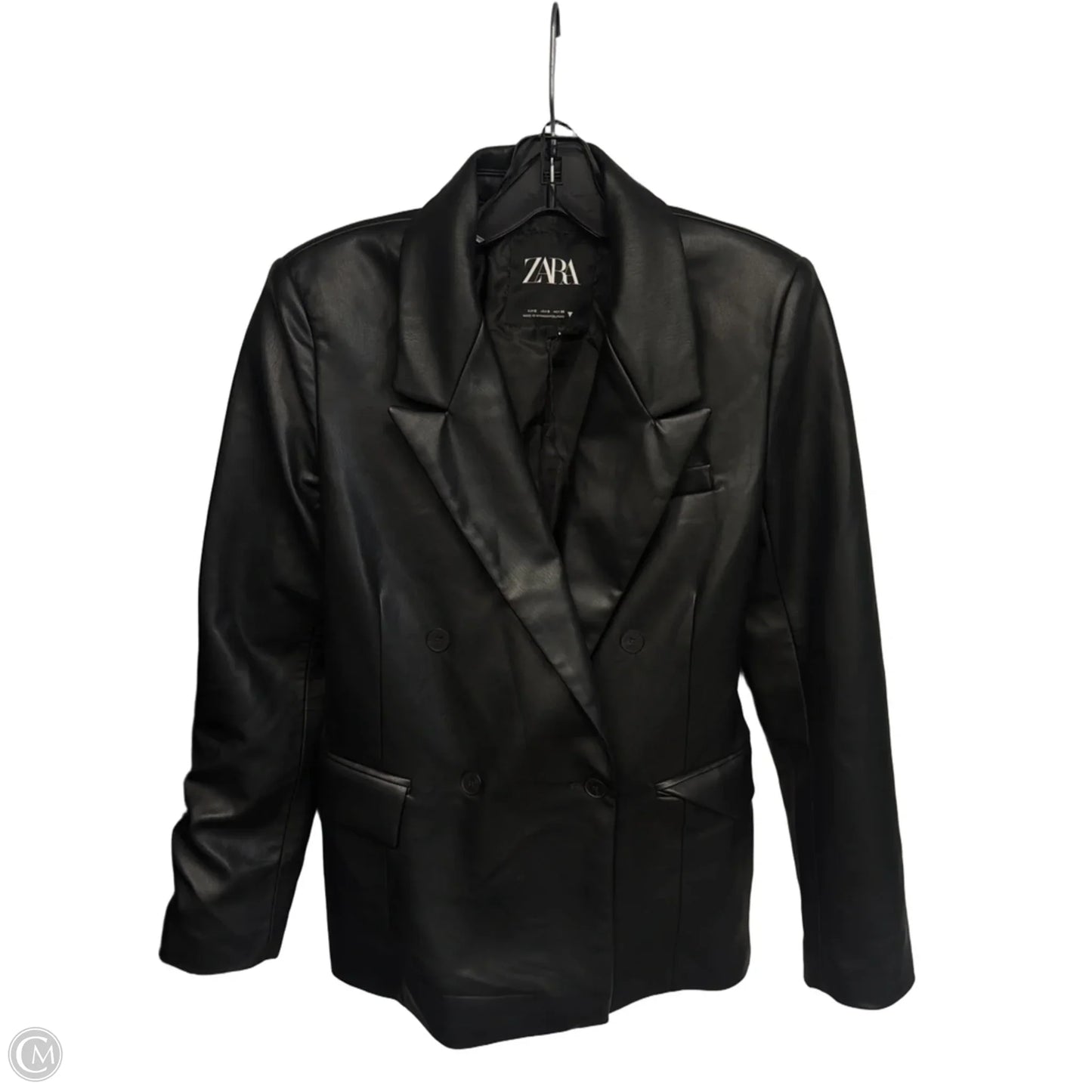 Blazer By Clothes Mentor In Black, Size: S
