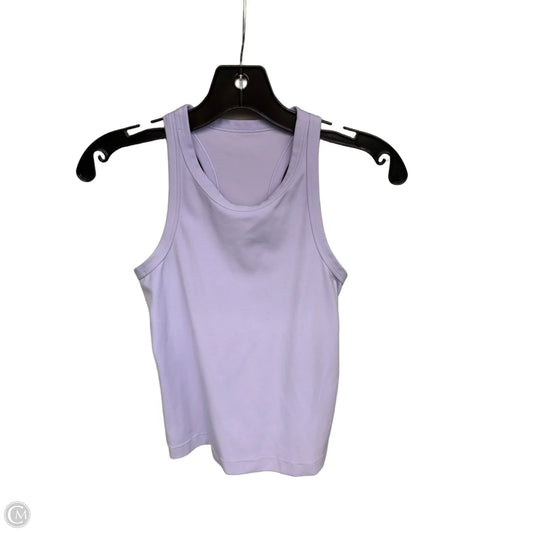 Athletic Tank Top By Lululemon In Purple, Size: Xs