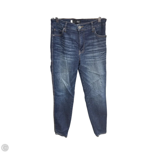 Jeans Straight By Kut In Blue Denim, Size: 4