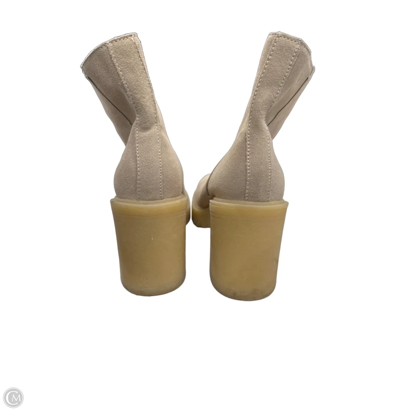 Boots Ankle Heels By Dolce Vita In Tan, Size: 9