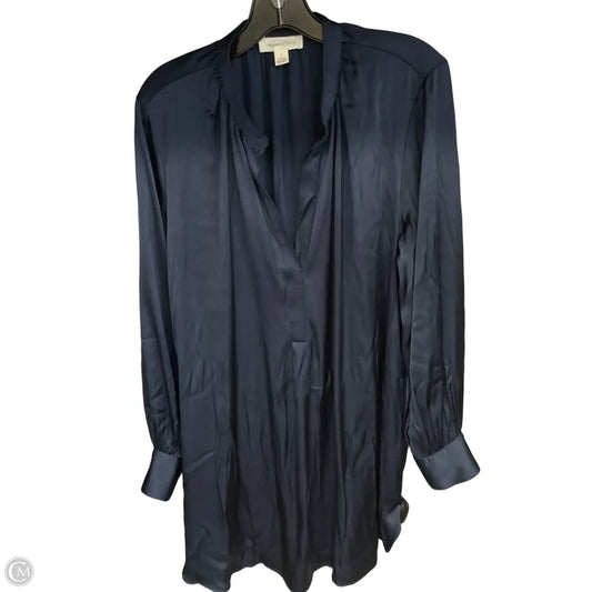 Dress Casual Midi By Treasure And Bond In Navy, Size: S