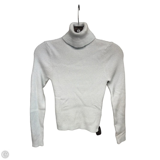 Top Long Sleeve By Abercrombie And Fitch In Aqua, Size: S