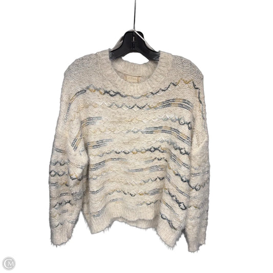 Sweater By Altard State In Blue & Cream, Size: L