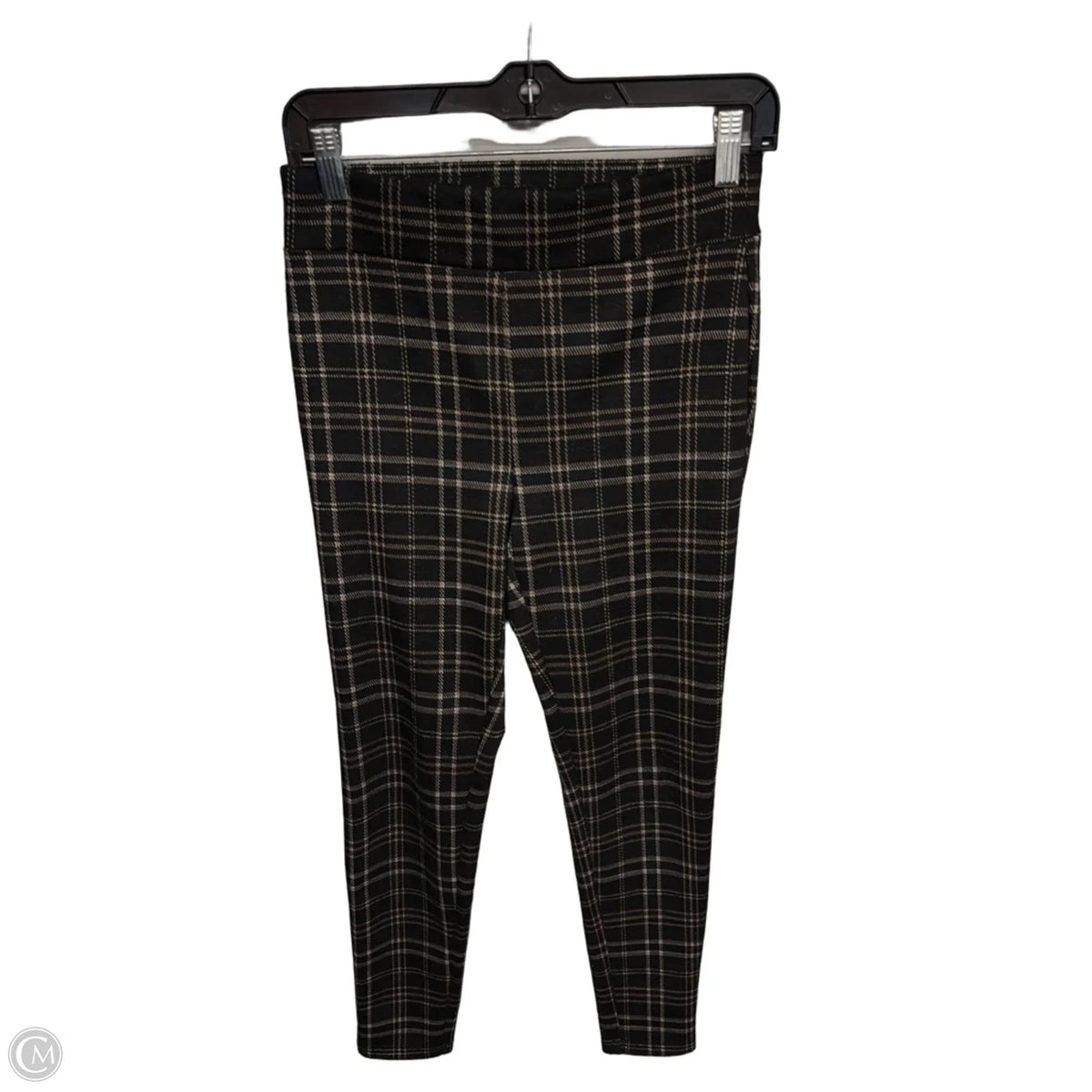 Pants Leggings By Loft In Plaid Pattern, Size: Xs