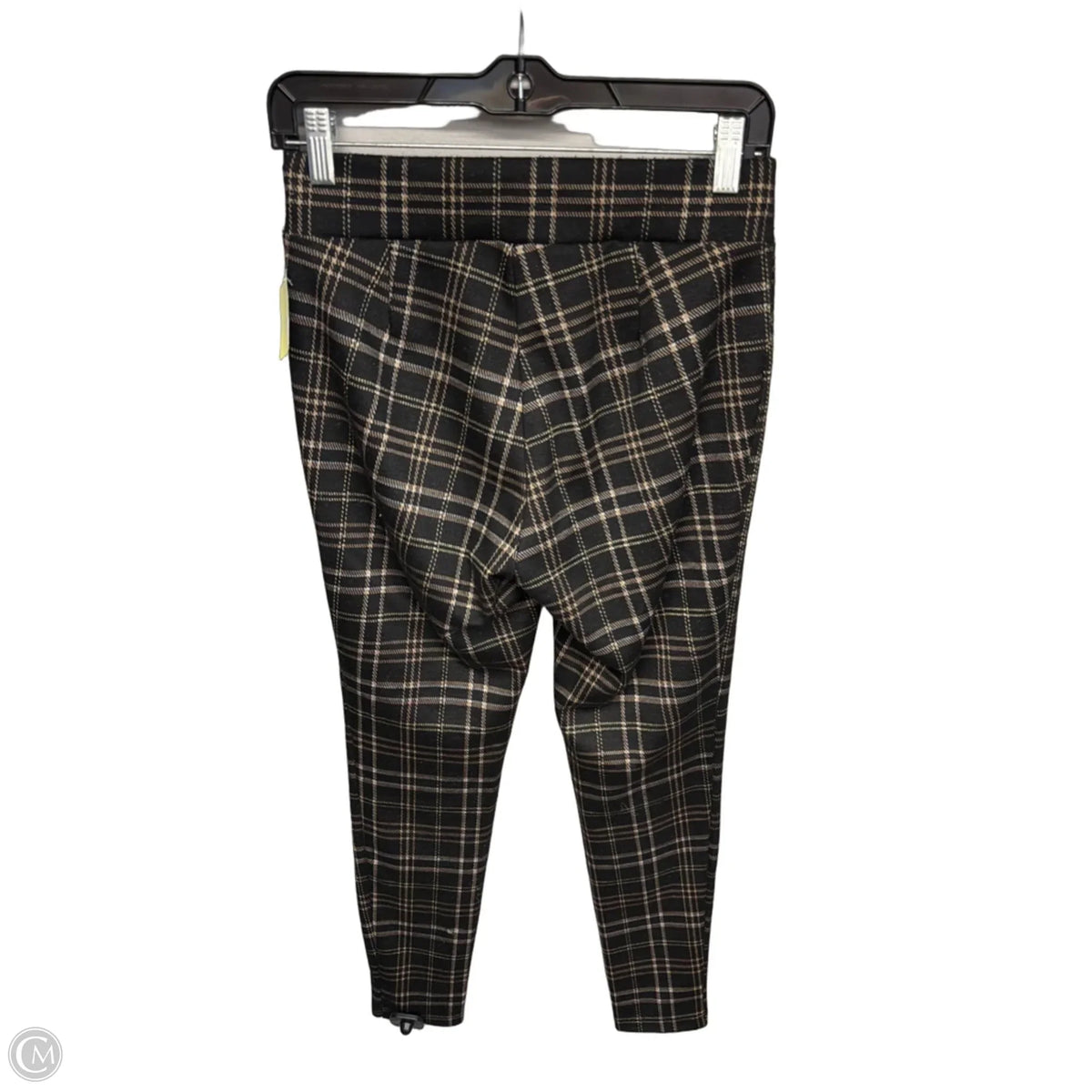 Pants Leggings By Loft In Plaid Pattern, Size: Xs
