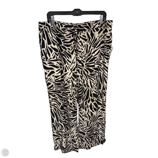 Pants Lounge By H&m In Blue & Cream, Size: Xl