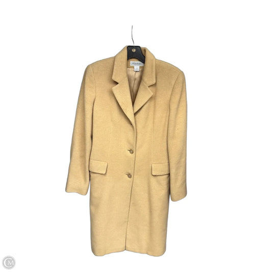 Coat Trench Coat By Brooks Brothers In Tan, Size: 4