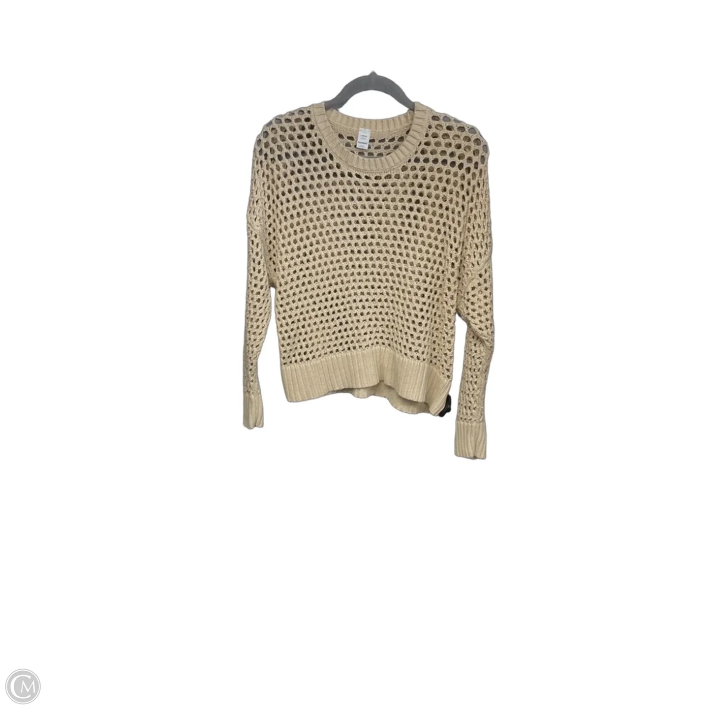 Sweater By Old Navy In Beige, Size: Lp