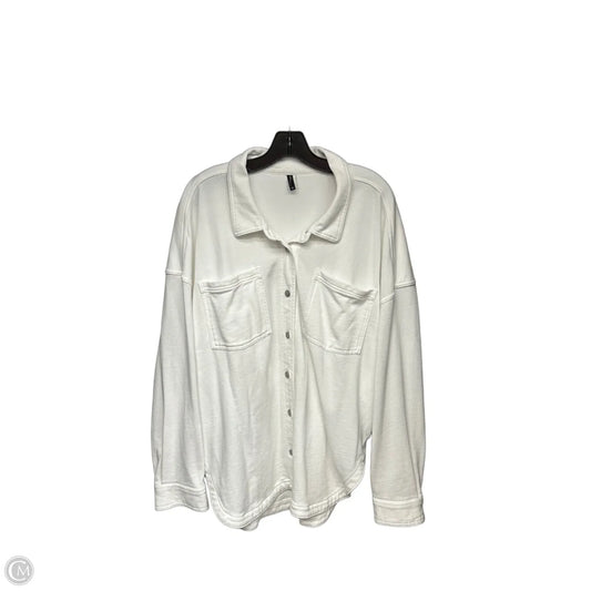 Top Long Sleeve By Clothes Mentor In White, Size: Xl