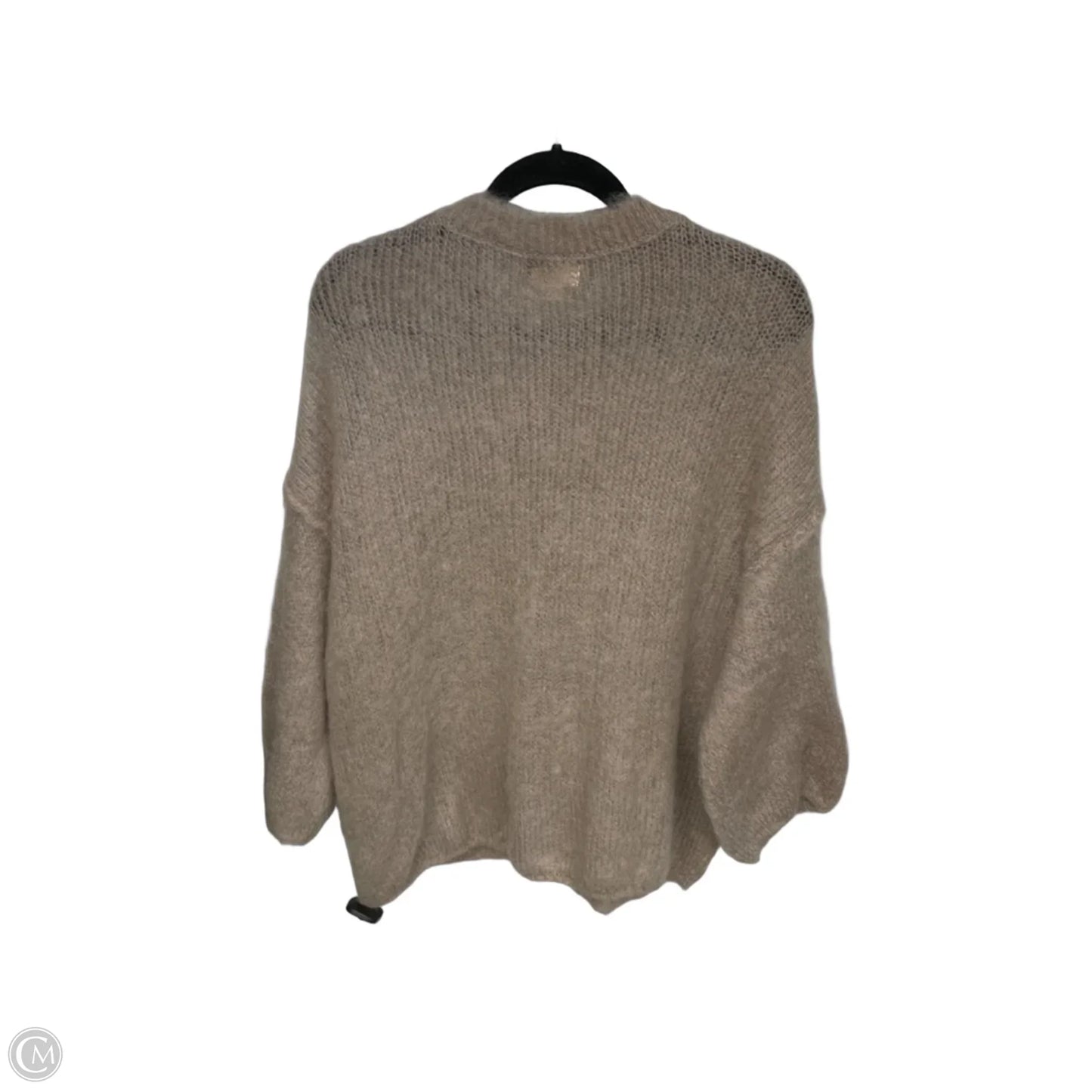 Sweater By Elan In Tan, Size: Xl
