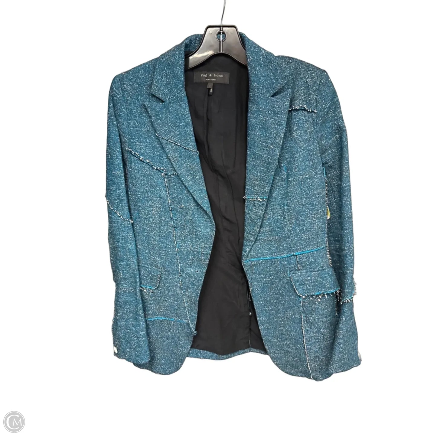Blazer By Rag And Bone In Teal, Size: 2