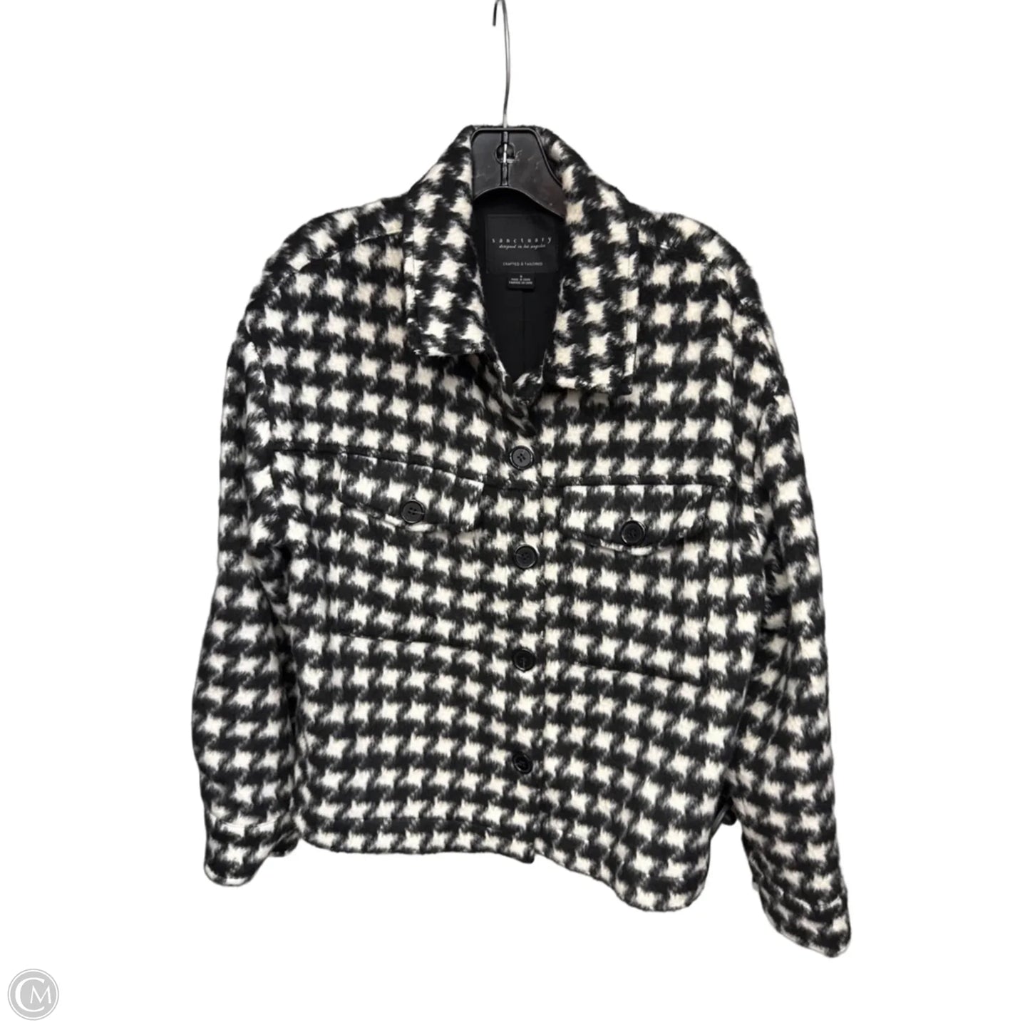 Jacket Other By Sanctuary In Black & White, Size: S