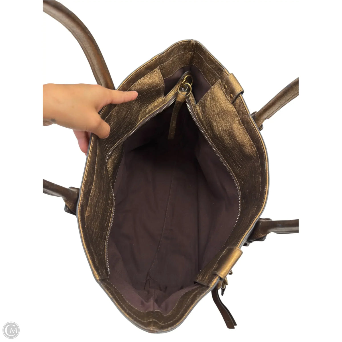 Handbag Luxury Designer By Chloe, Size: Large
