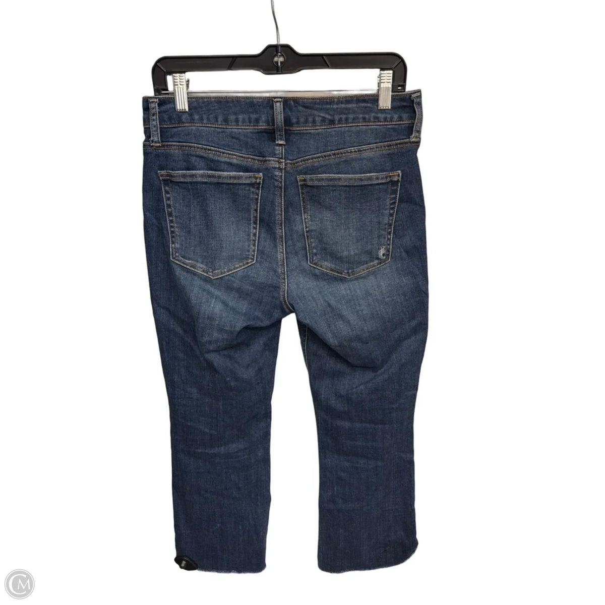 Jeans Cropped By Silver In Blue Denim, Size: 8