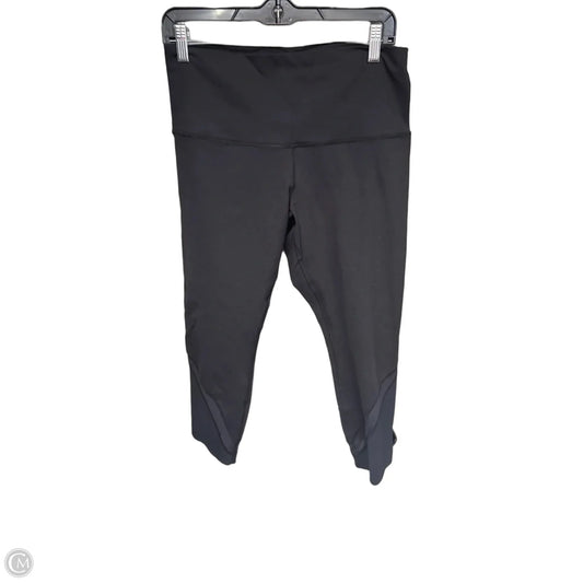 Athletic Leggings By Lululemon In Black, Size: L