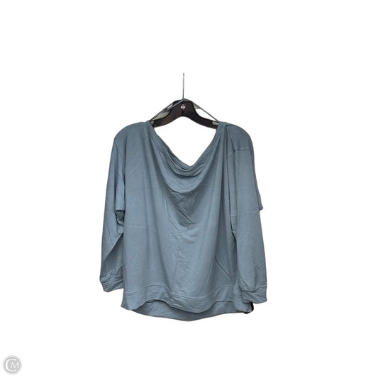 Athletic Top Long Sleeve Crewneck By Lululemon In Blue, Size: M