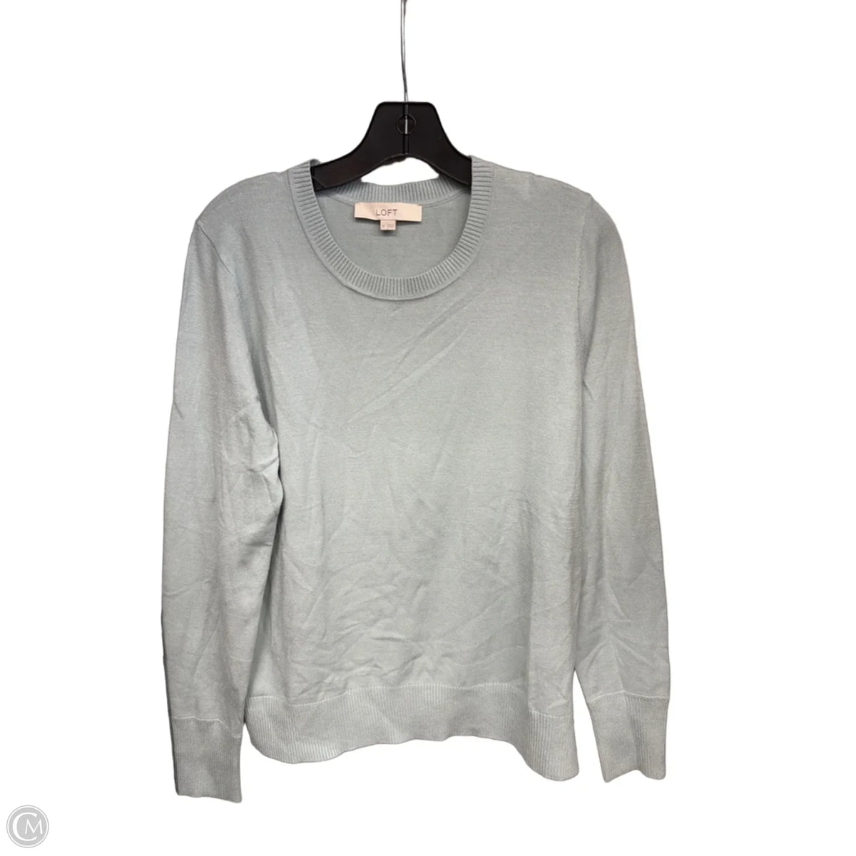 Top Long Sleeve By Loft In Aqua, Size: M