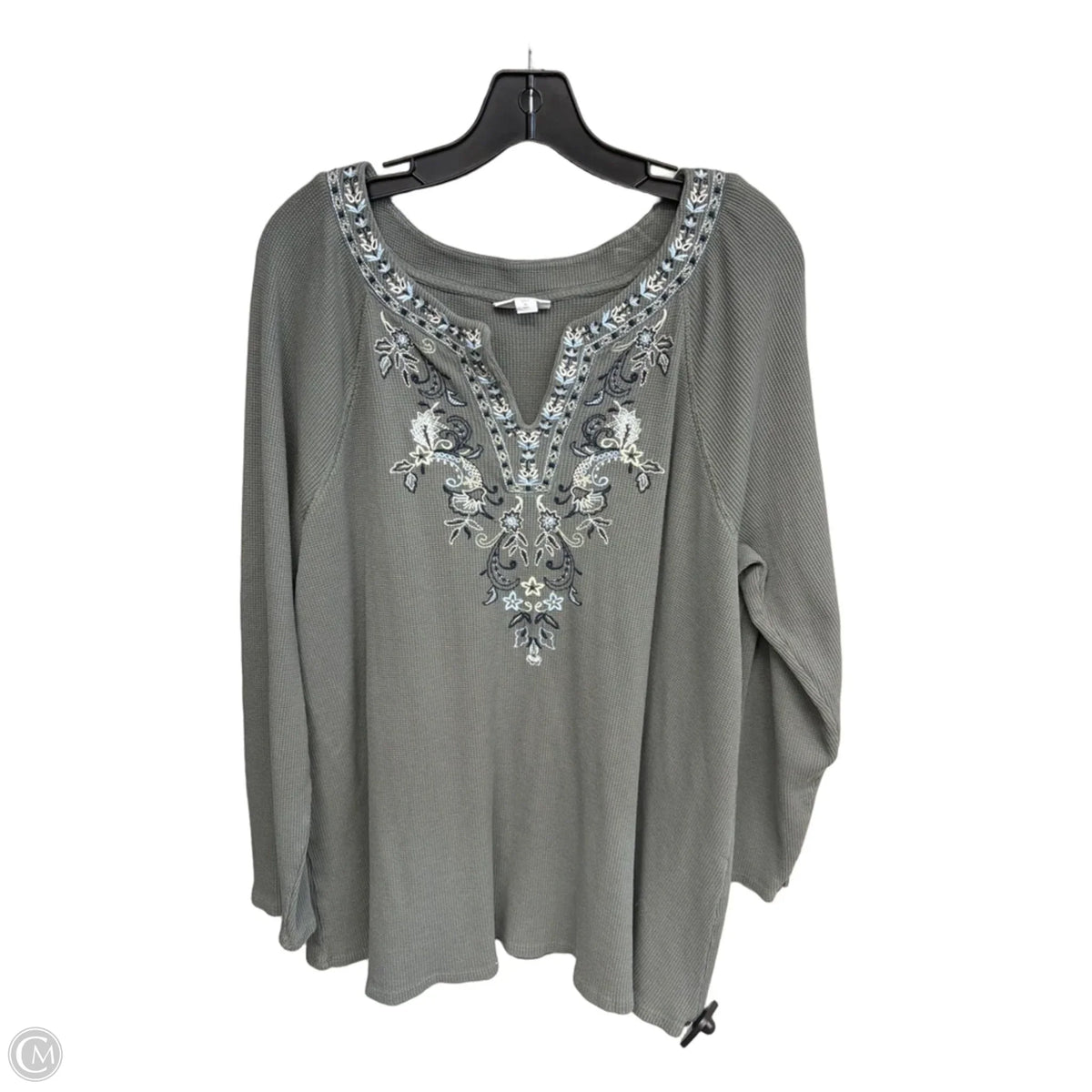 Tunic Long Sleeve By J. Jill In Green, Size: Xl